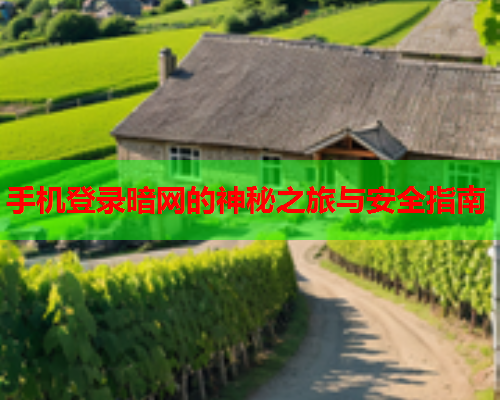 手机登录暗网的神秘之旅与安全指南